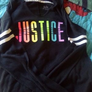 Justice white jacket